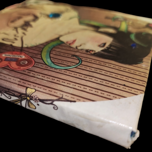 Mix media on canvas - Picture 7 of 9